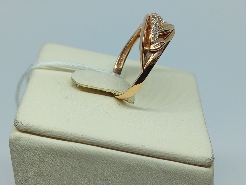 КОЛЬЦО С КАМНЯМИ (Au 585)