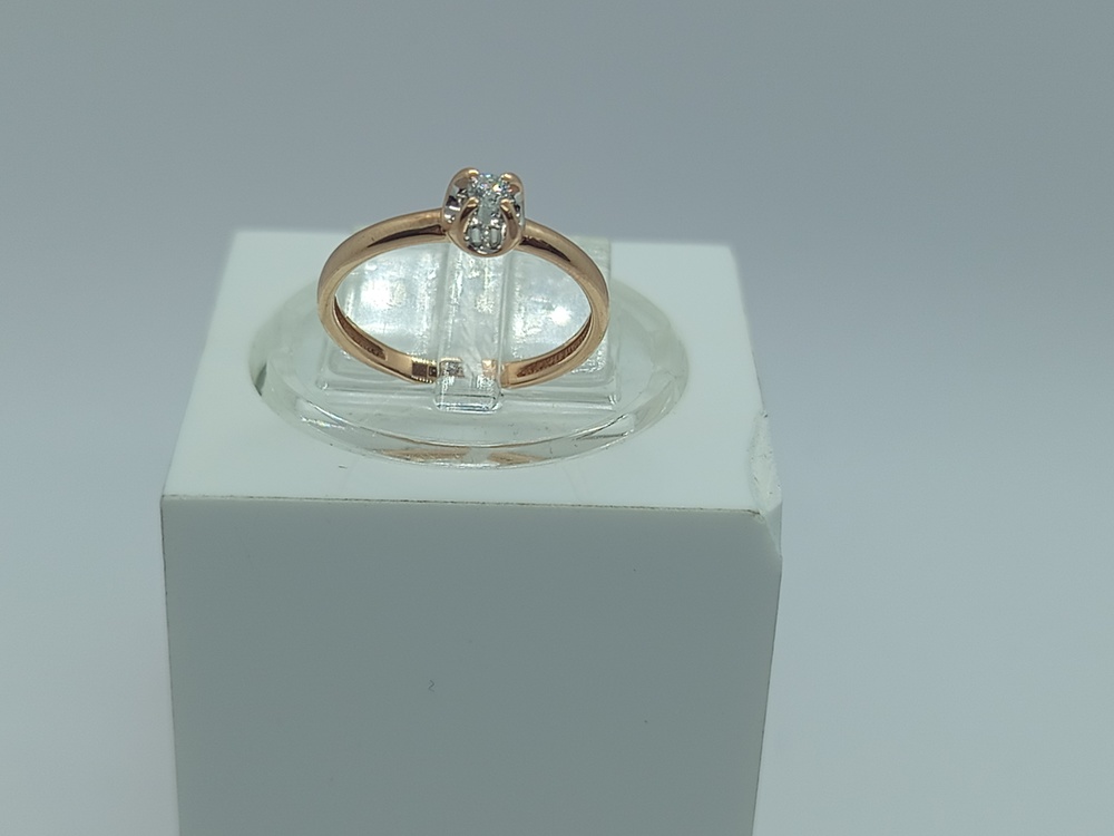 КОЛЬЦО БРИЛЛИАНТ Au 585