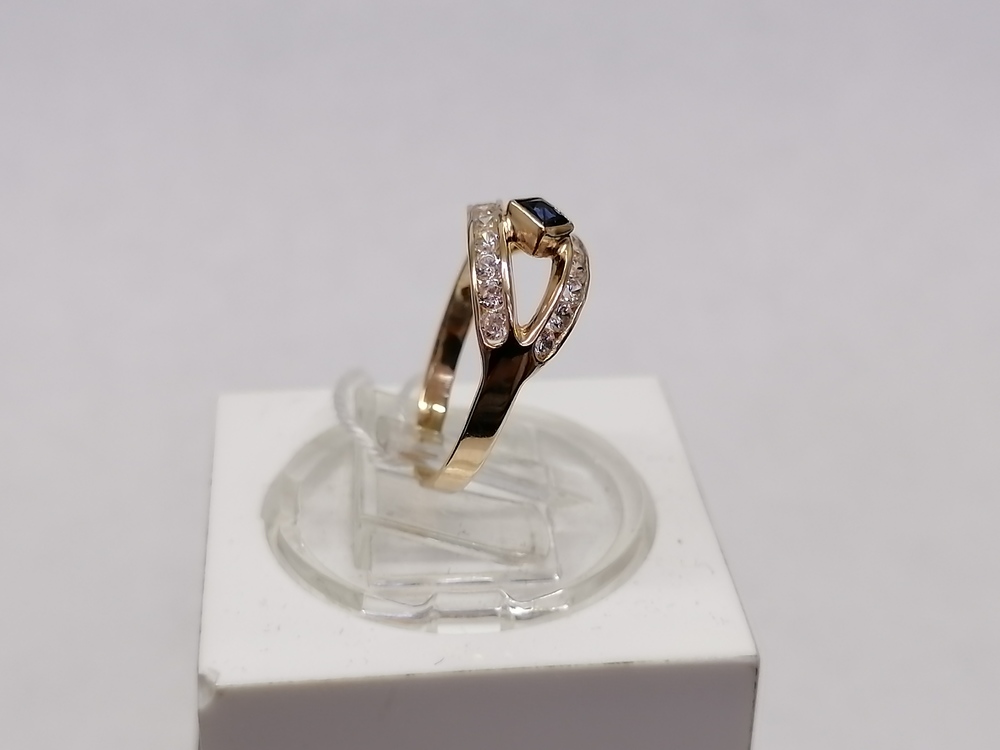 КОЛКМИ585 КОЛЬЦО С КАМНЯМИ (Au 585)