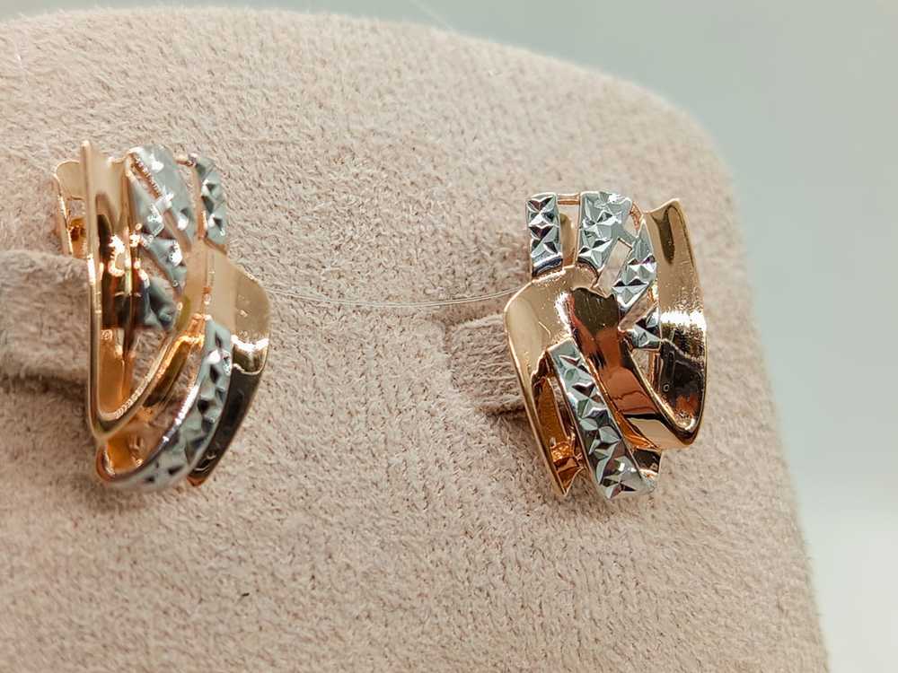 СЕРЬГИ БЕЗ КАМНЯ (Au 585)