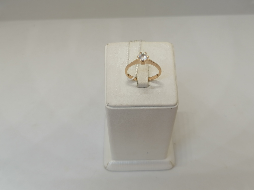 КОЛКМ585 КОЛЬЦО С КАМНЕМ (Au 585)