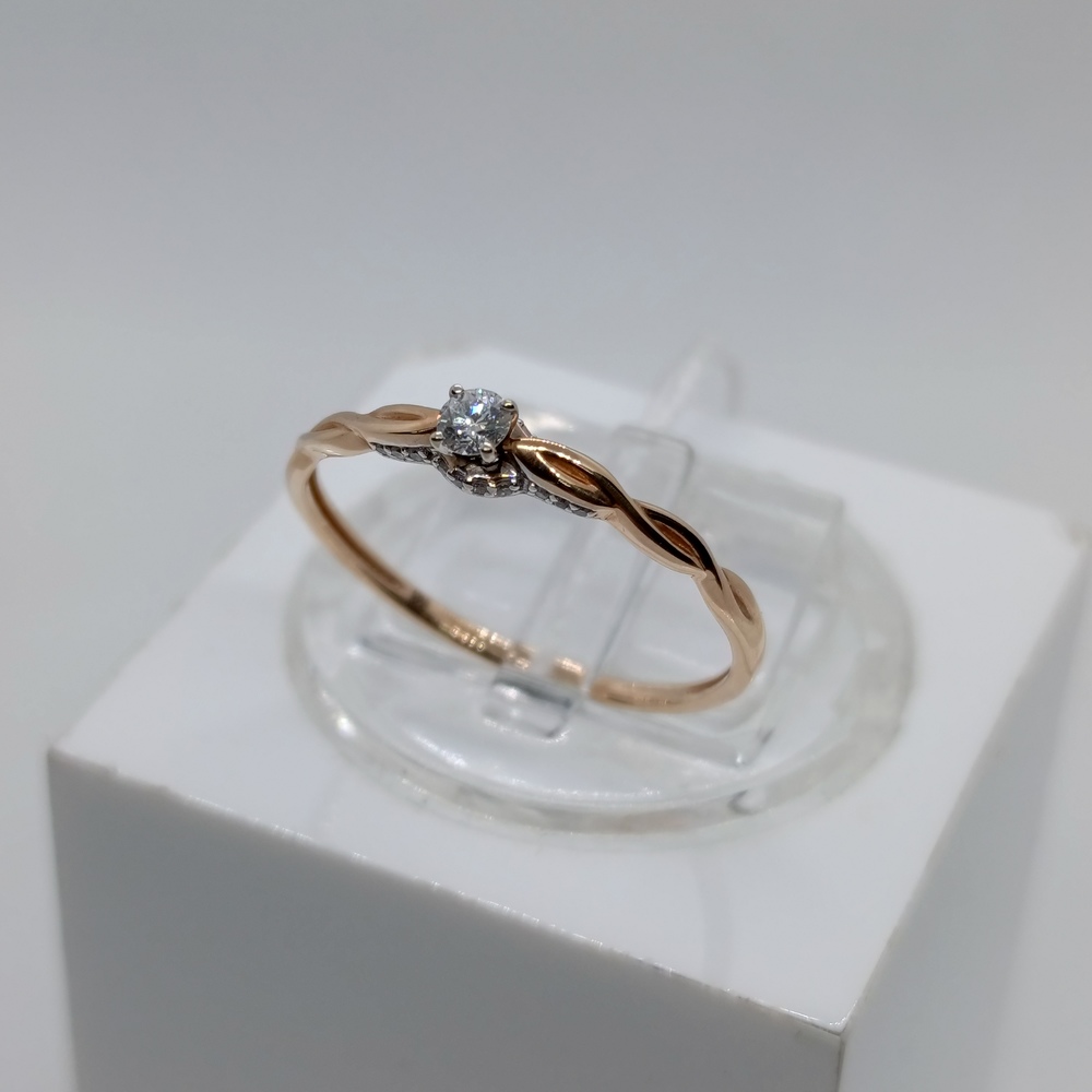 КОЛЬЦО БРИЛЛИАНТ Au 585