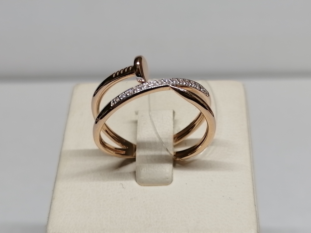 К13214825 КОЛЬЦО С КАМНЯМИ (Au 585)