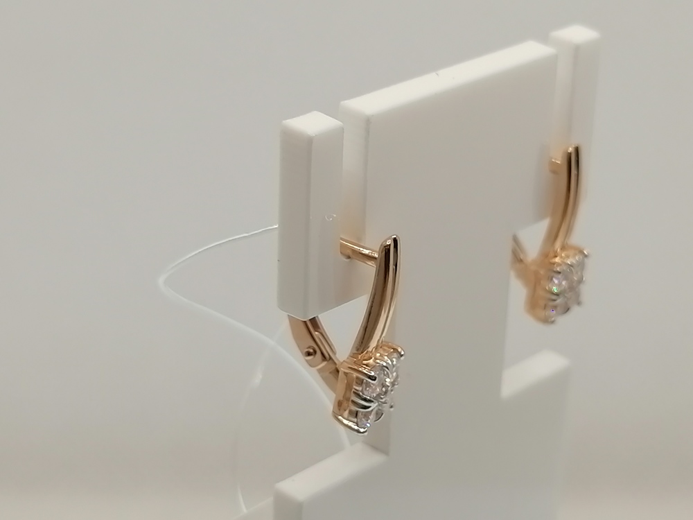 СЕРЬГИ С КАМНЯМИ (Au 585)