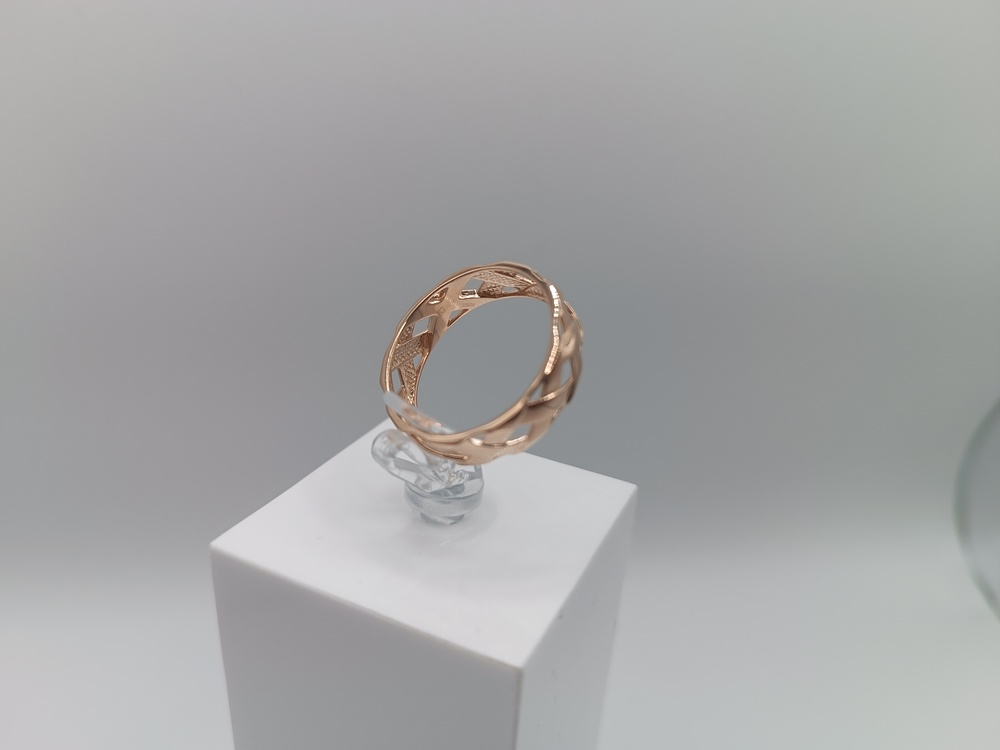 КОЛБКМ585 КОЛЬЦО БЕЗ КАМНЯ (Au 585)