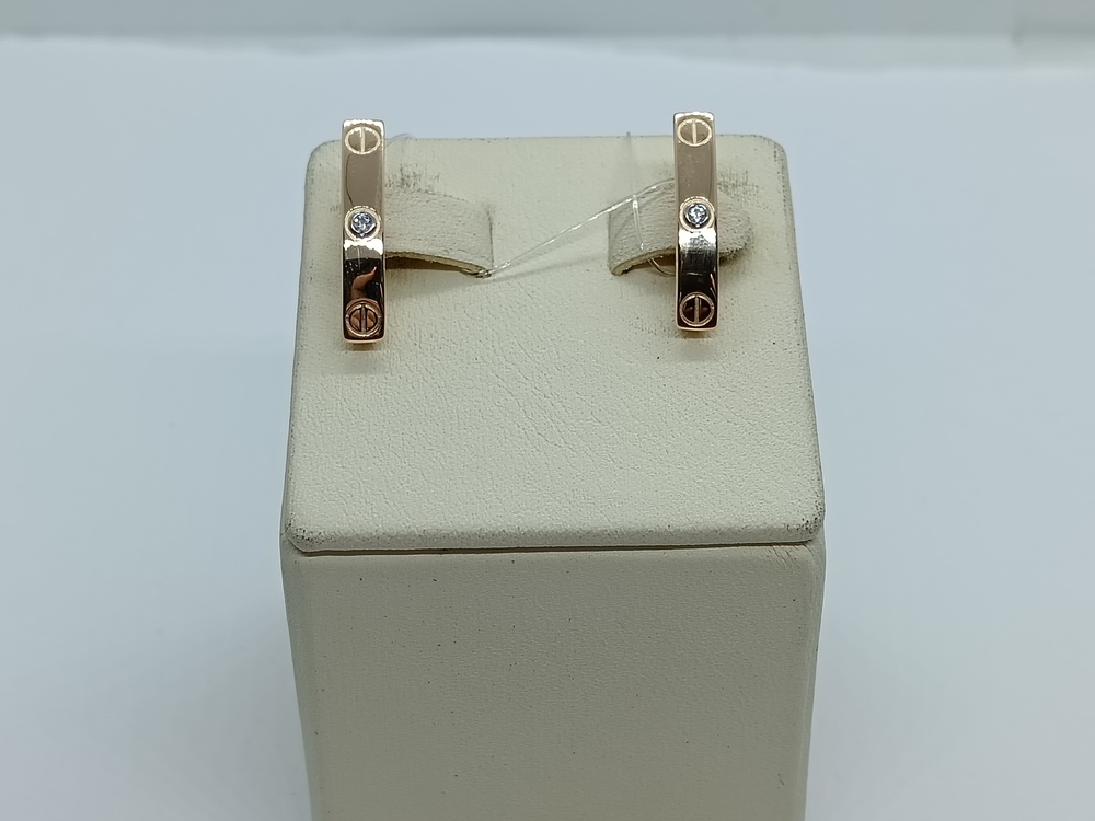 СЕРЬГИ С КАМНЯМИ (Au 585)