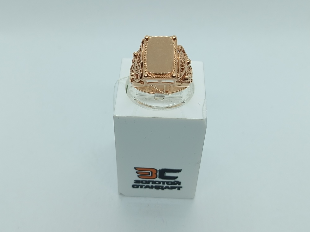 КОЛЬЦО ПЕЧАТКА без камня (Au 585)