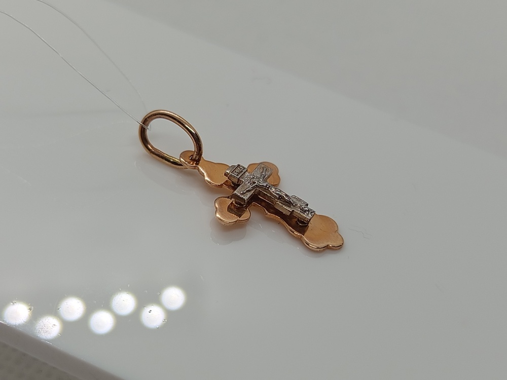 810-00328-10-00-00-00 ПОДВЕСКА КРЕСТ (Au 585)