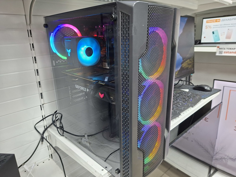 Системный блок ZALMAN; I5-10400F, GeForce RTX 3060, 16 Гб, 1 Tb, Нет