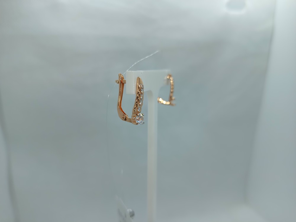 СЕРЬГИ С КАМНЯМИ (Au 585)