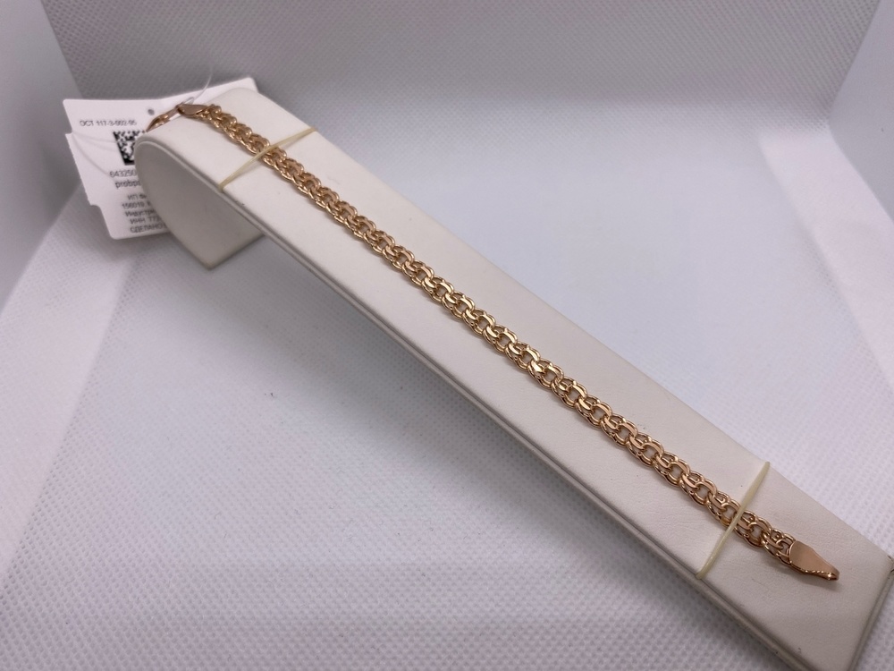 670008023 БРАСЛЕТ ПУСТОТЕЛЫЙ Бисмарк (Au 585)