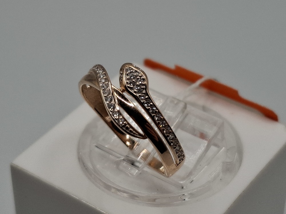 КОЛКМИ585 КОЛЬЦО С КАМНЯМИ (Au 585)