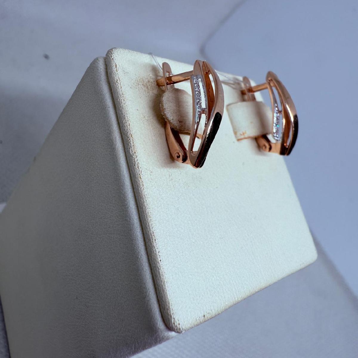 СЕРЬГИ С КАМНЯМИ (Au 585)