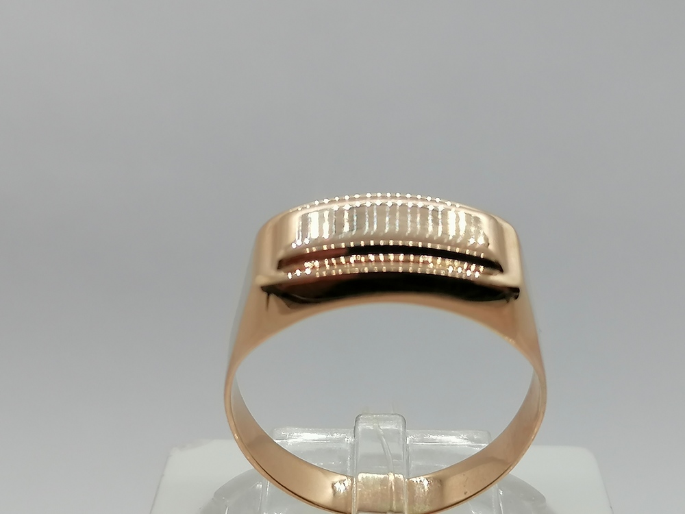 01-7683 КОЛЬЦО ПЕЧАТКА без камня (Au 585)