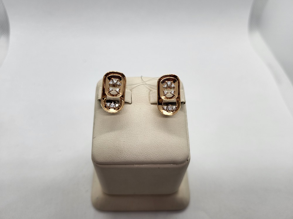 СЕРЬГИ С КАМНЯМИ (Au 585)