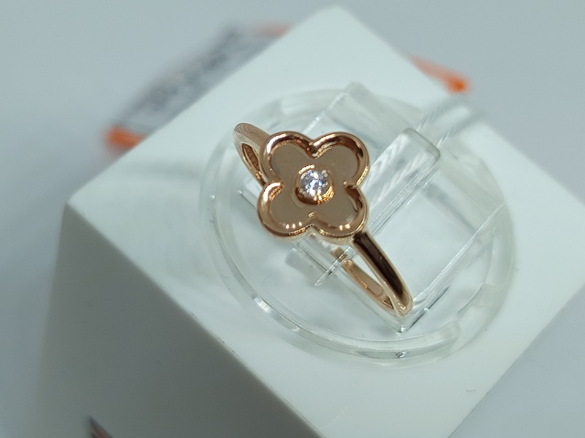 КОЛКМ585 КОЛЬЦО С КАМНЕМ (Au 585)