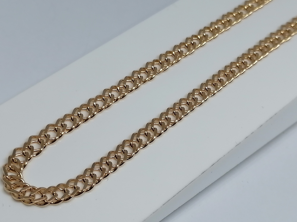 ЦЕПЬ ПОЛНОВЕСНАЯ Ромб двойной (Au 585)