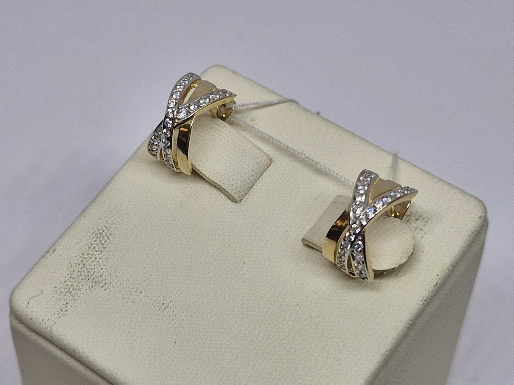 СЕРЬГИ С КАМНЯМИ (Au 585)