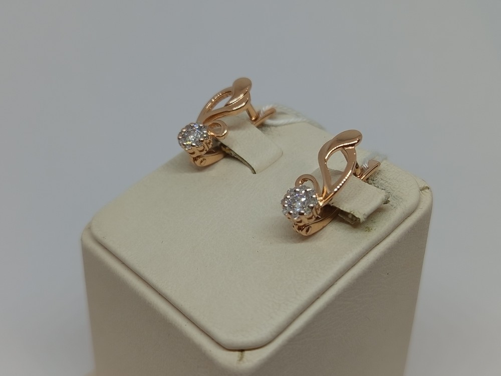 СЕРЬГИ БРИЛЛИАНТ (Au 585)