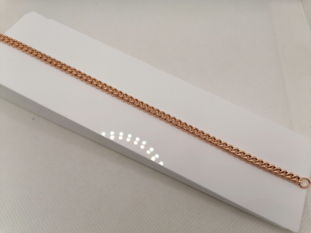 НБ 12-002ПГ БРАСЛЕТ ПУСТОТЕЛЫЙ Панцирное (Au 585)