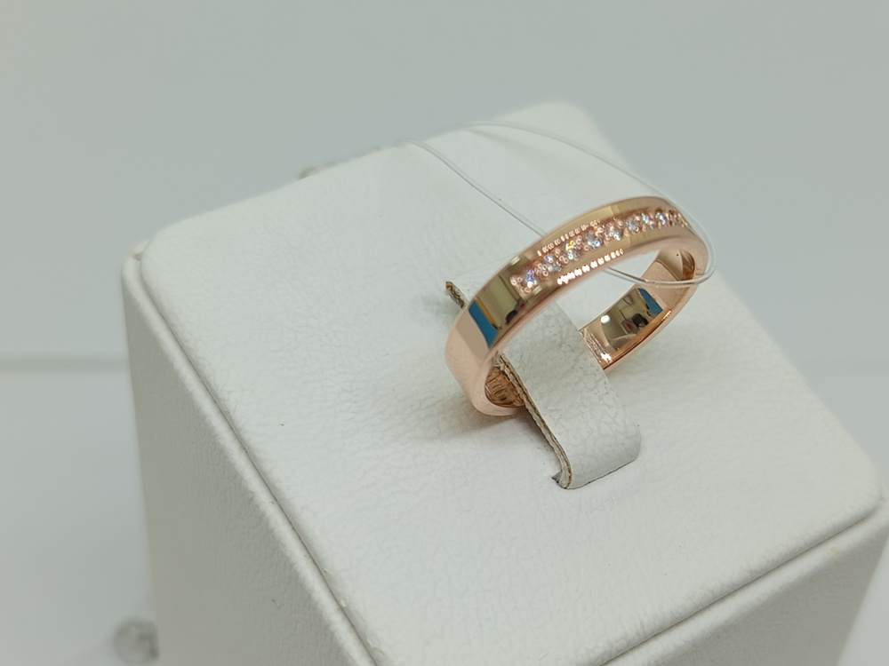 КОЛЬЦО Обручальное БРИЛЛИАНТ (Au 585)