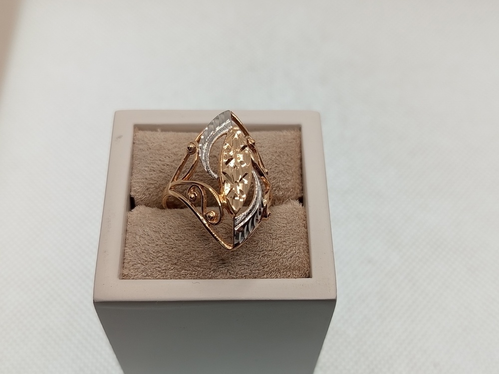 К-157_au КОЛЬЦО БЕЗ КАМНЯ (Au 585)