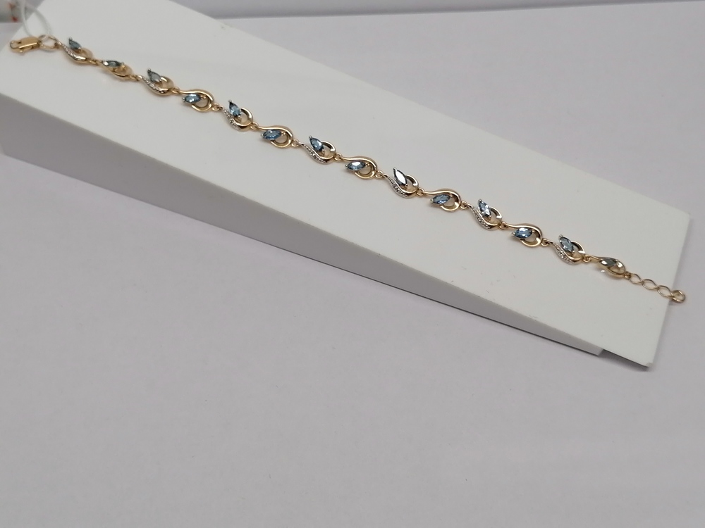 БРАСЛЕТ С КАМНЯМИ (Au 585)