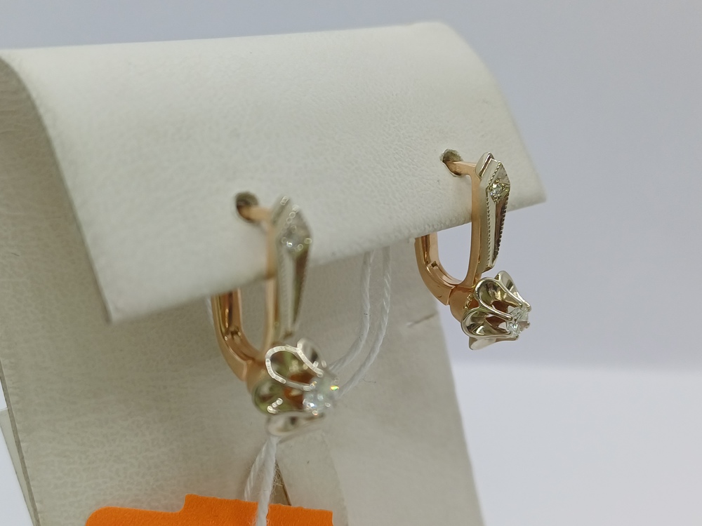 СЕРЬГИ БРИЛЛИАНТ (Au 585)