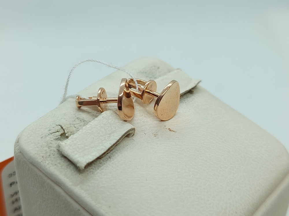 СПУС585 СЕРЬГИ ПУСЕТЫ (Au 585)