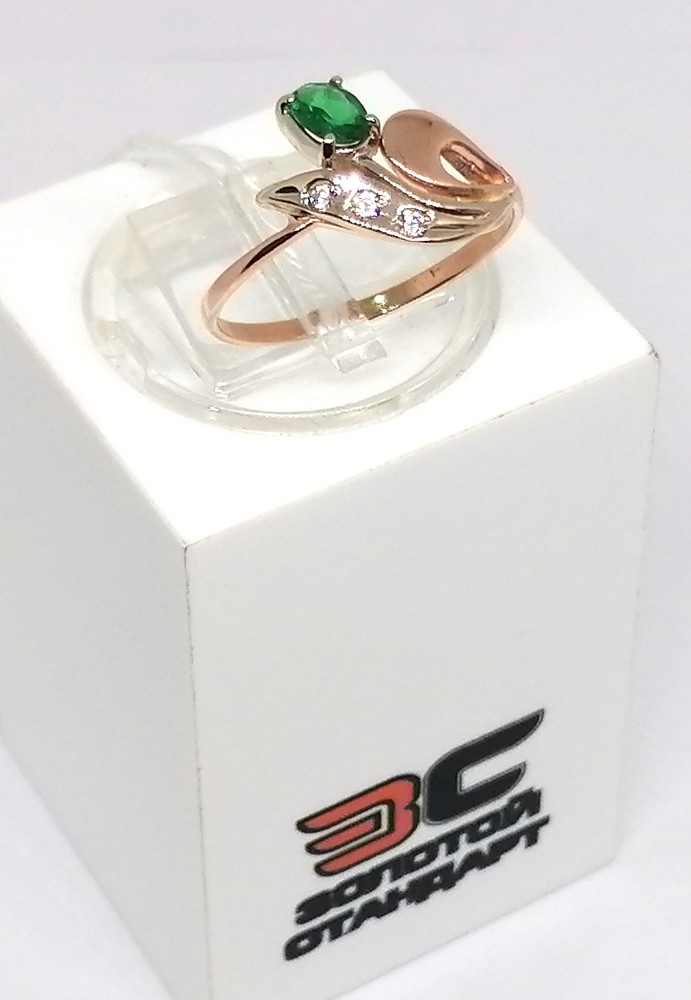 КОЛКМИ585 КОЛЬЦО С КАМНЯМИ (Au 585)