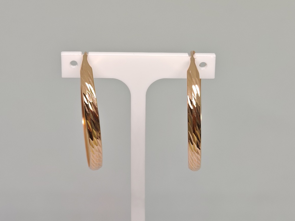 СКОН585 СЕРЬГИ КОНГО (Au 585)