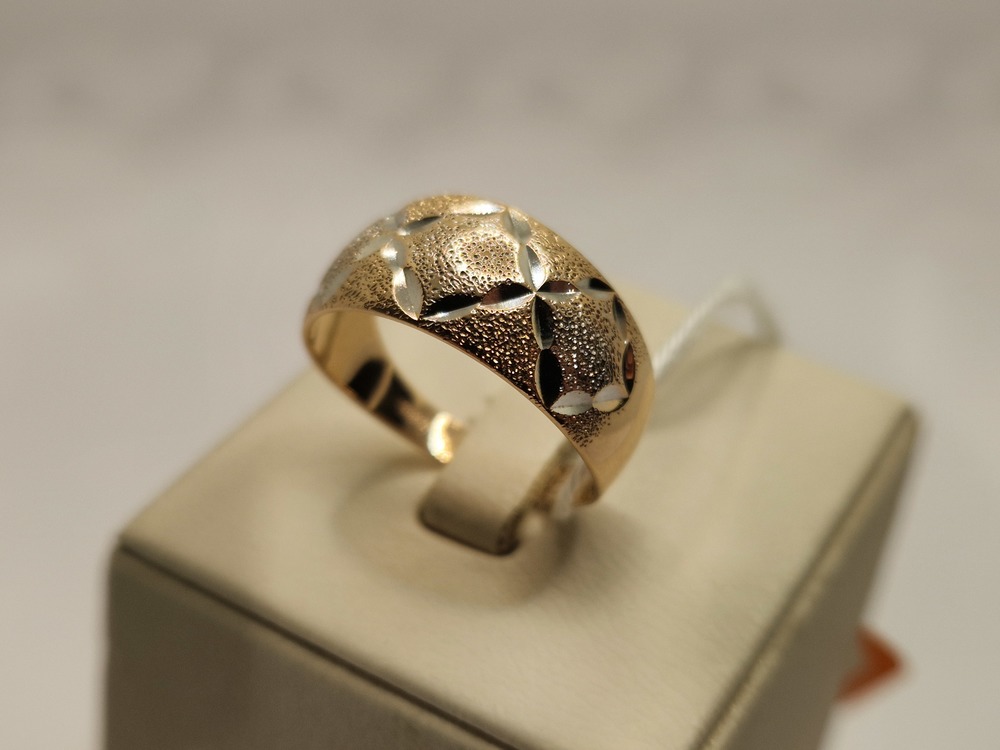 КОЛБКМ585 КОЛЬЦО БЕЗ КАМНЯ (Au 585)