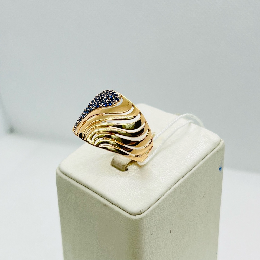 КОЛКМИ585 КОЛЬЦО С КАМНЯМИ (Au 585)