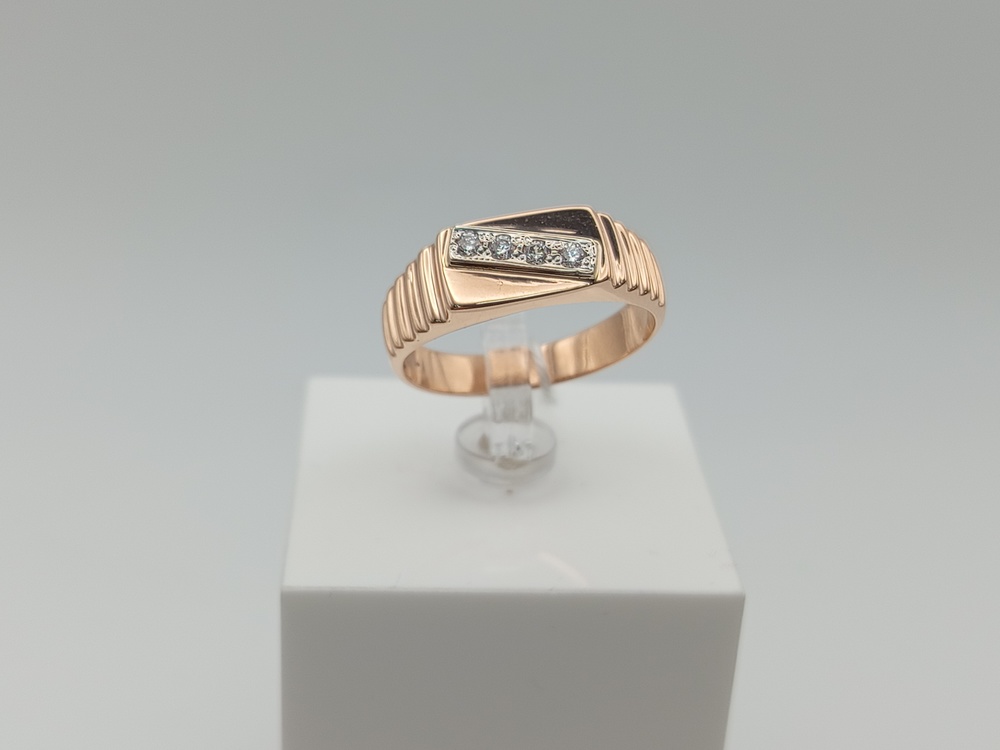 ПЕЧКМИ585 ПЕЧАТКА С КАМНЯМИ (Au 585)