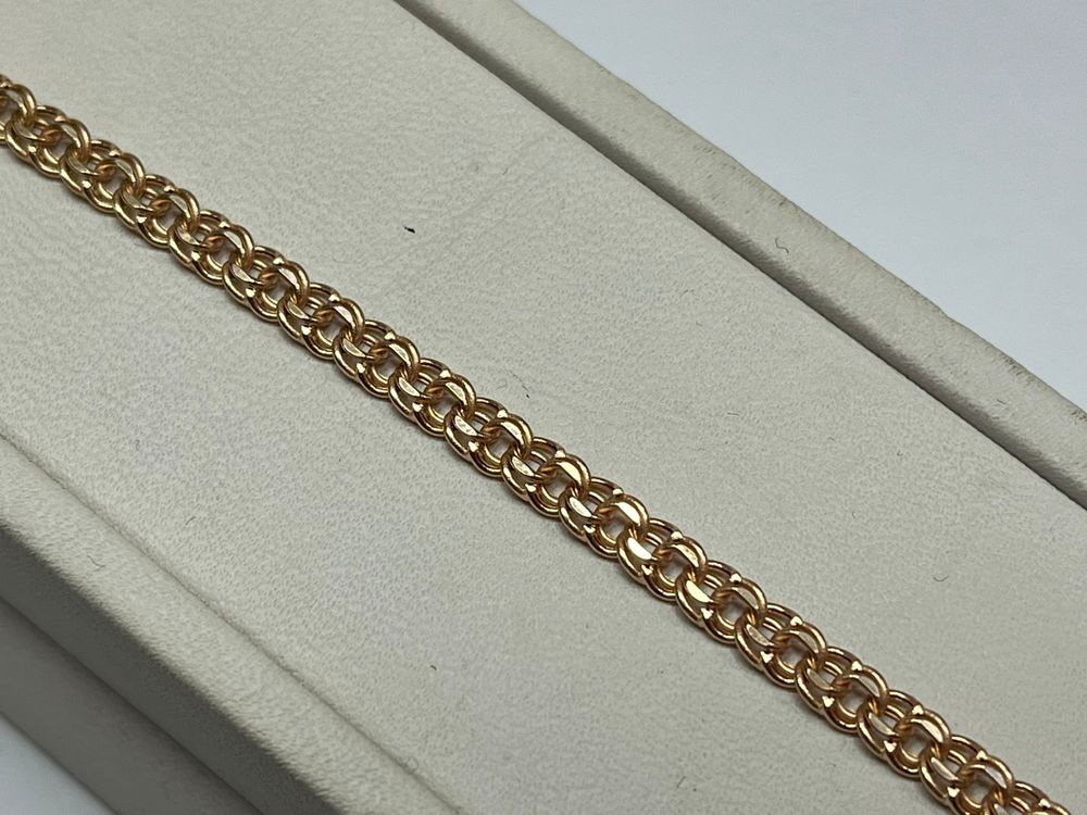 НБ 12-316ПГ БРАСЛЕТ ПУСТОТЕЛЫЙ (Au 585)