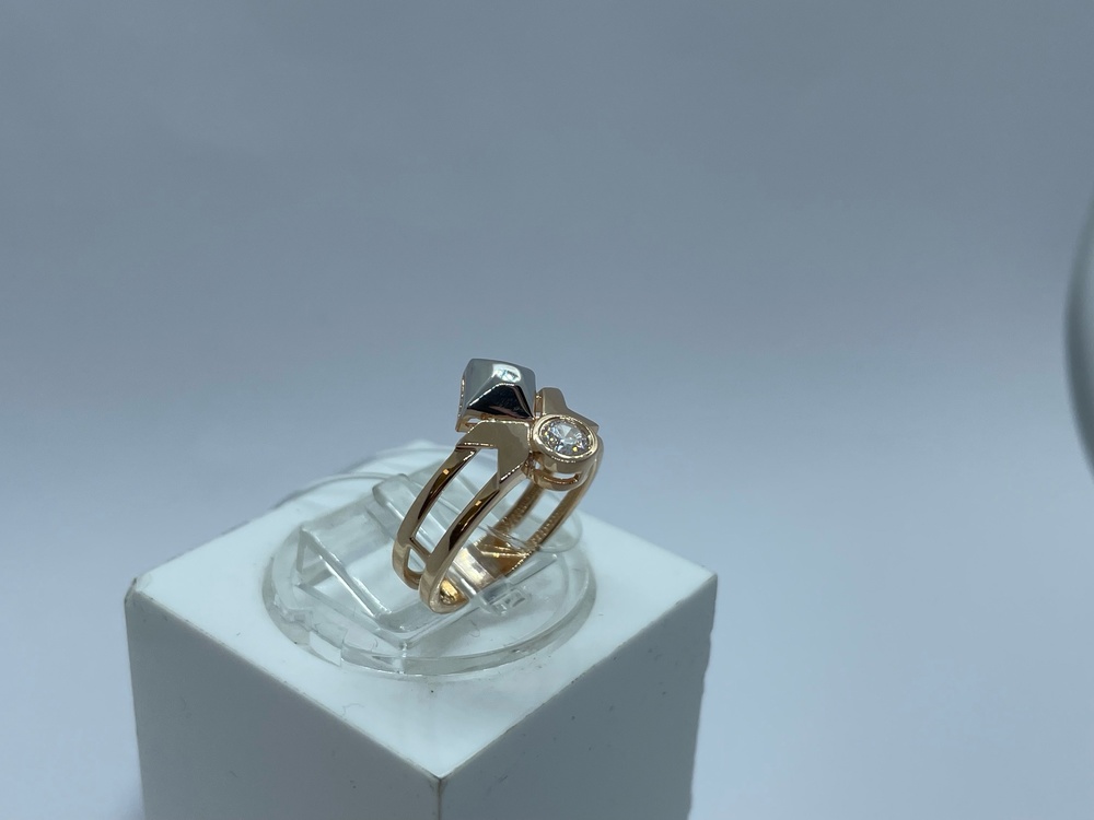 КОЛЬЦО С КАМНЕМ (Au 585)