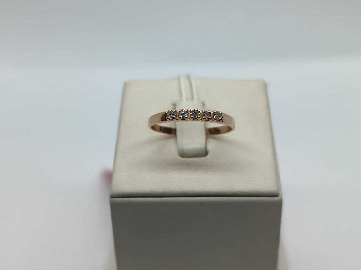КОЛКМИ585 КОЛЬЦО С КАМНЯМИ (Au 585)