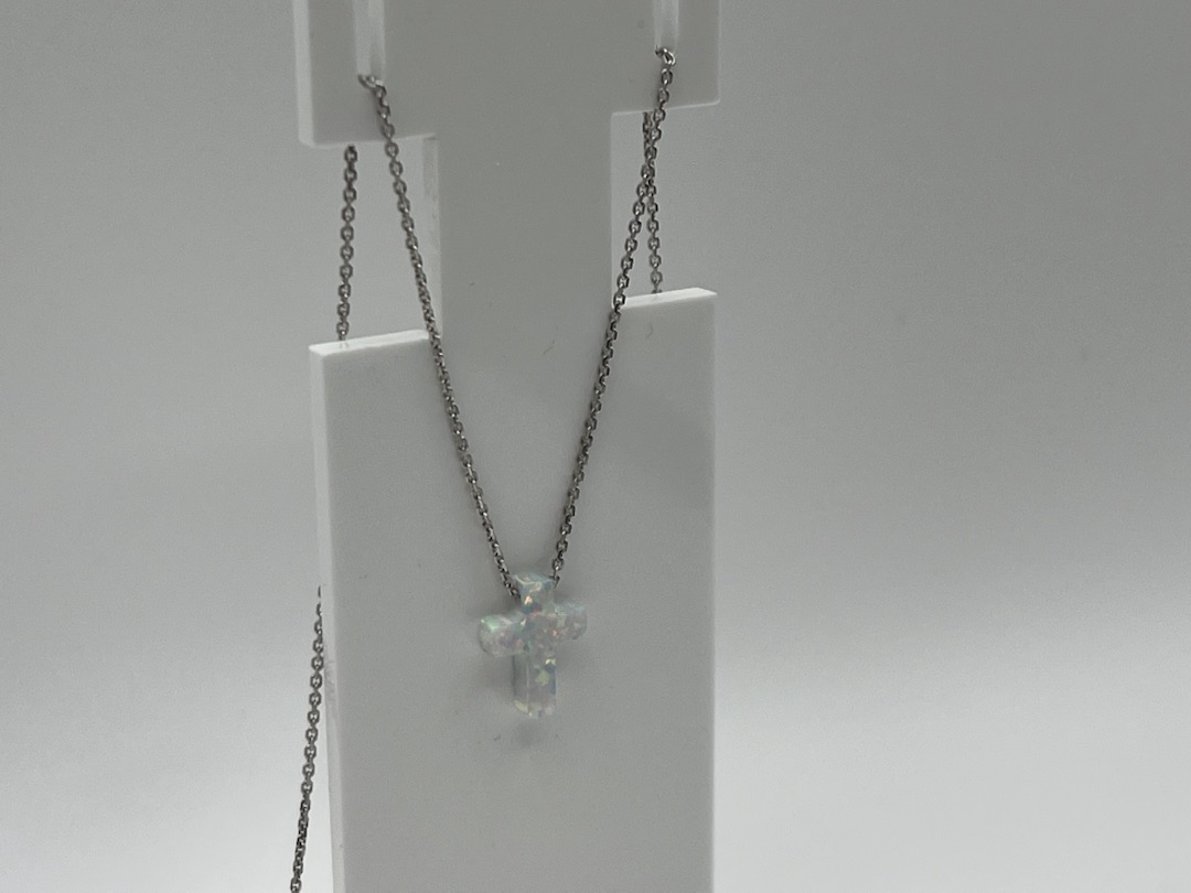 КОЛЬЕ С КАМНЕМ Au 585