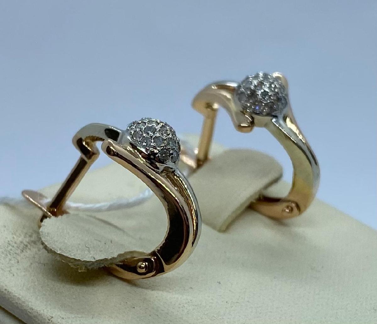 СЕРЬГИ БРИЛЛИАНТ (Au 585)