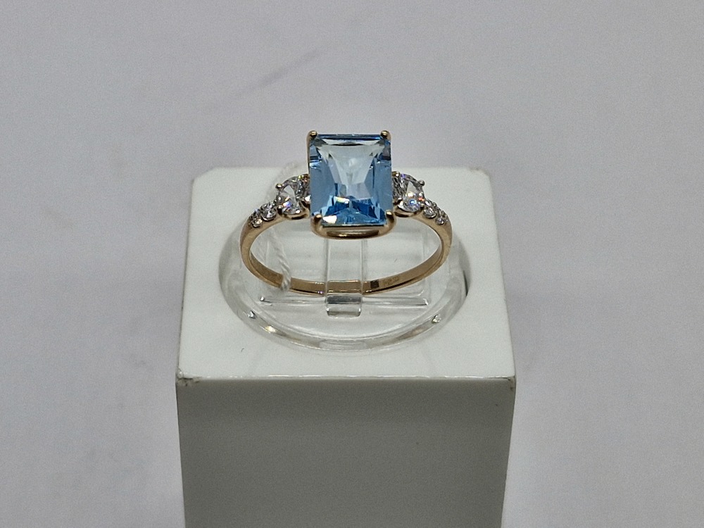 КОЛКМИ585 КОЛЬЦО С КАМНЯМИ (Au 585)