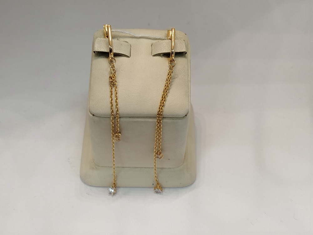 СЕРЬГИ С КАМНЯМИ (Au 585)