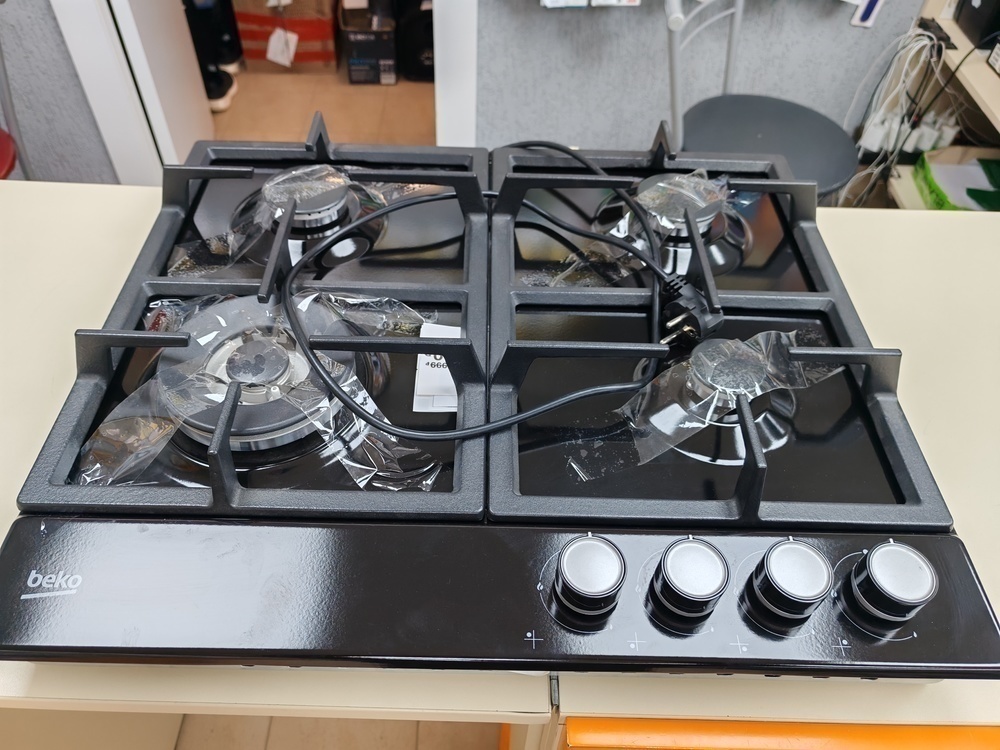 Встраиваемая газовая панель Beko HIZG64120X