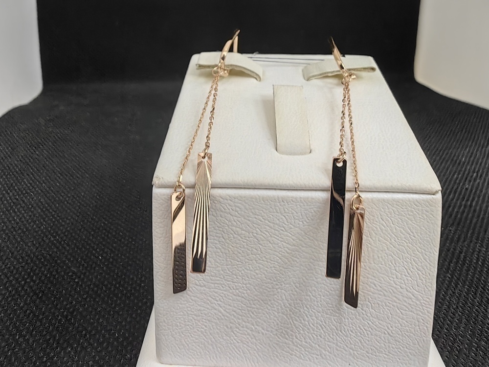 СЕРЬГИ БЕЗ КАМНЯ (Au 585)