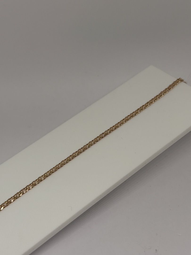 БРАСЛЕТ ПУСТОТЕЛЫЙ Ромб (Au 585)