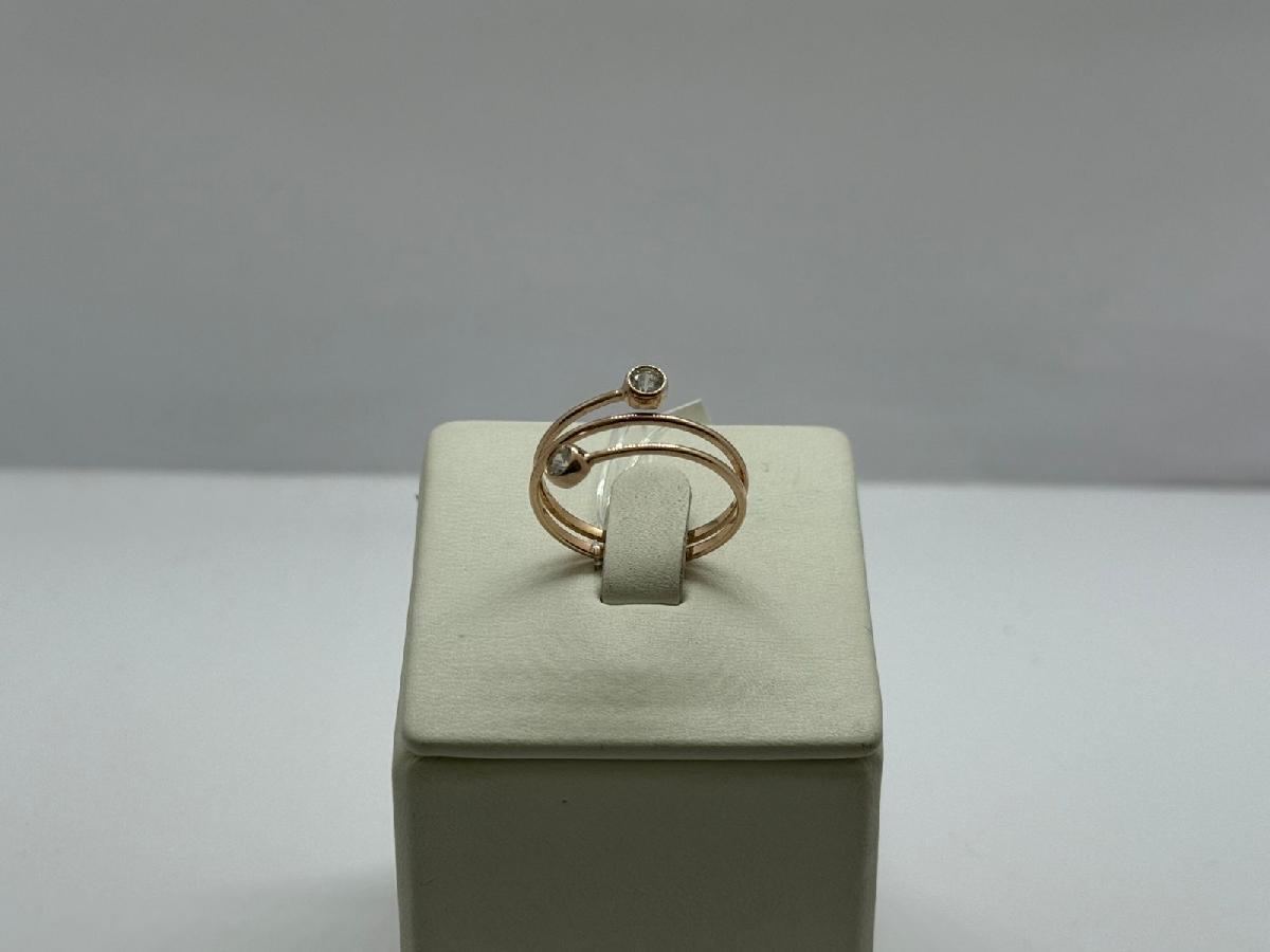 КОЛЬЦО С КАМНЯМИ (Au 585)