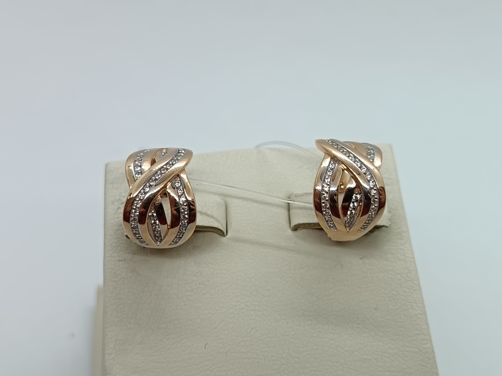 СЕРЬГИ С КАМНЯМИ (Au 585)