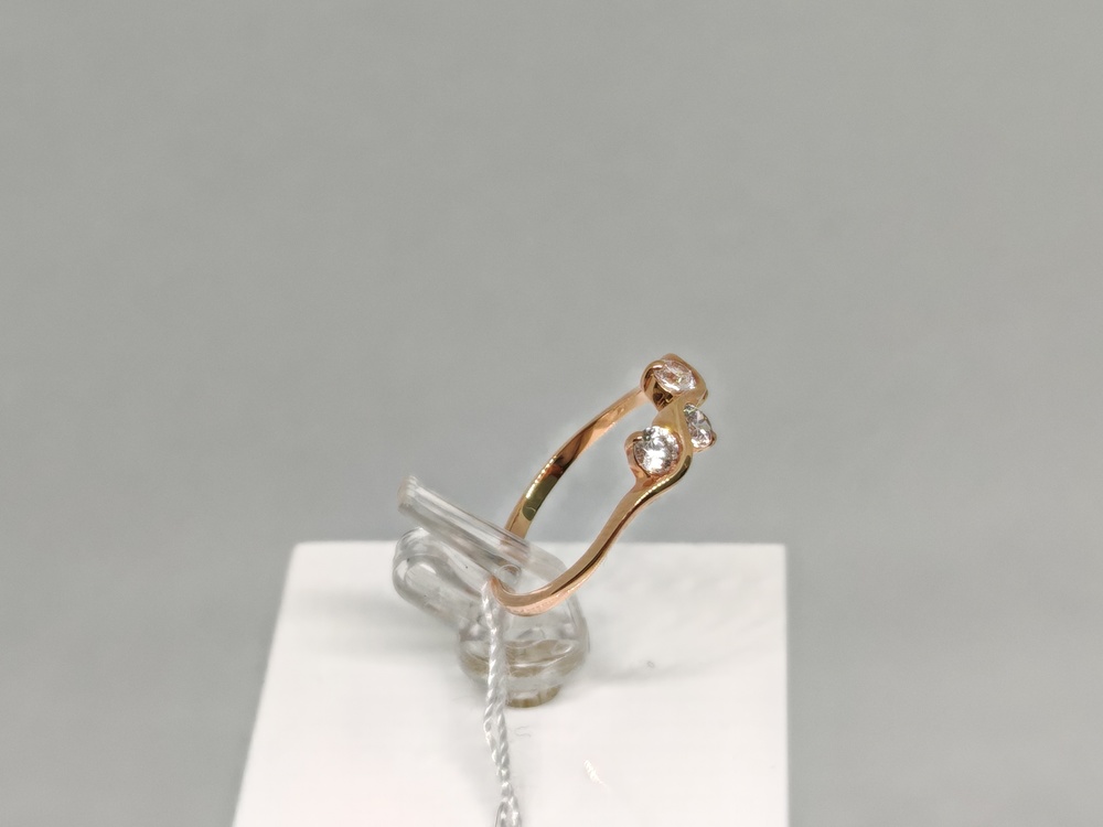 КОЛКМИ585 КОЛЬЦО С КАМНЯМИ (Au 585)