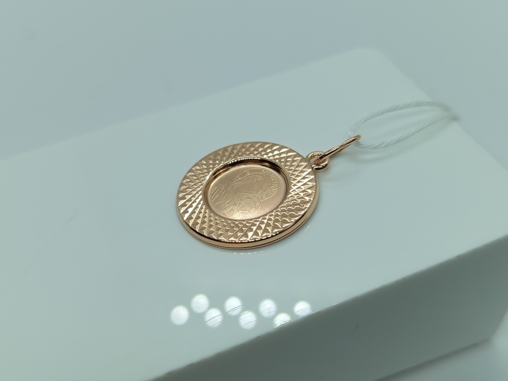 ПОДИБК585 ПОДВЕСКА ИКОНА БЕЗ КАМНЯ (Au 585)