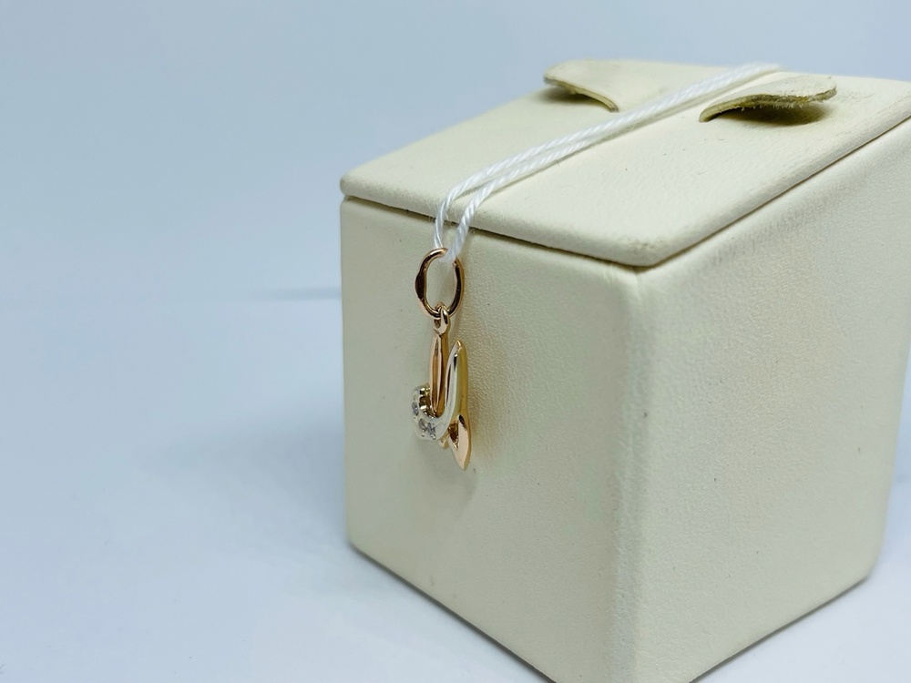 ПОДКМИ585 ПОДВЕСКА С КАМНЯМИ (Au 585)