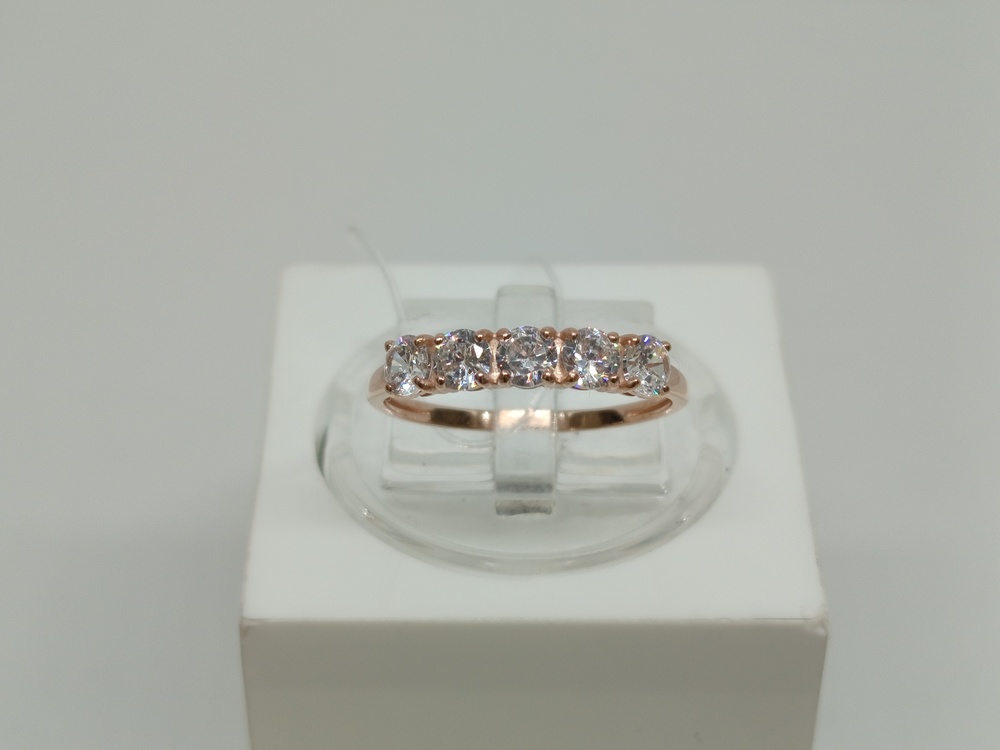 КОЛЬЦО С КАМНЯМИ (Au 585)